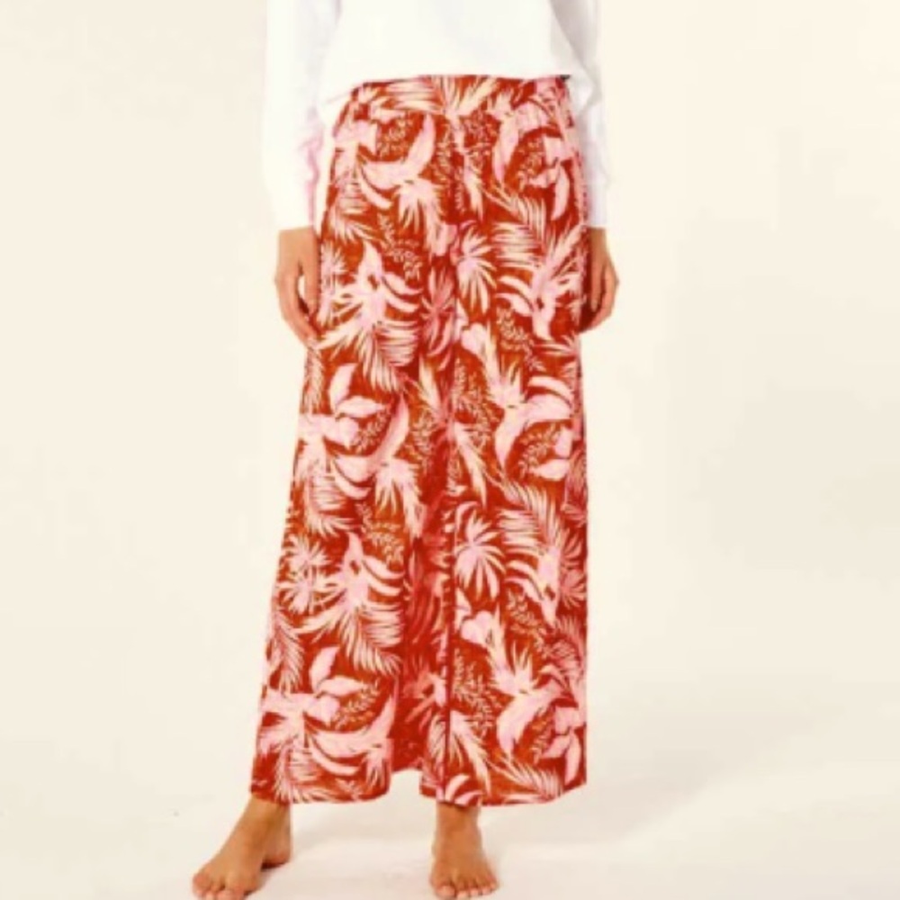 Rip curl sun ray wide leg lounge pants L nwt